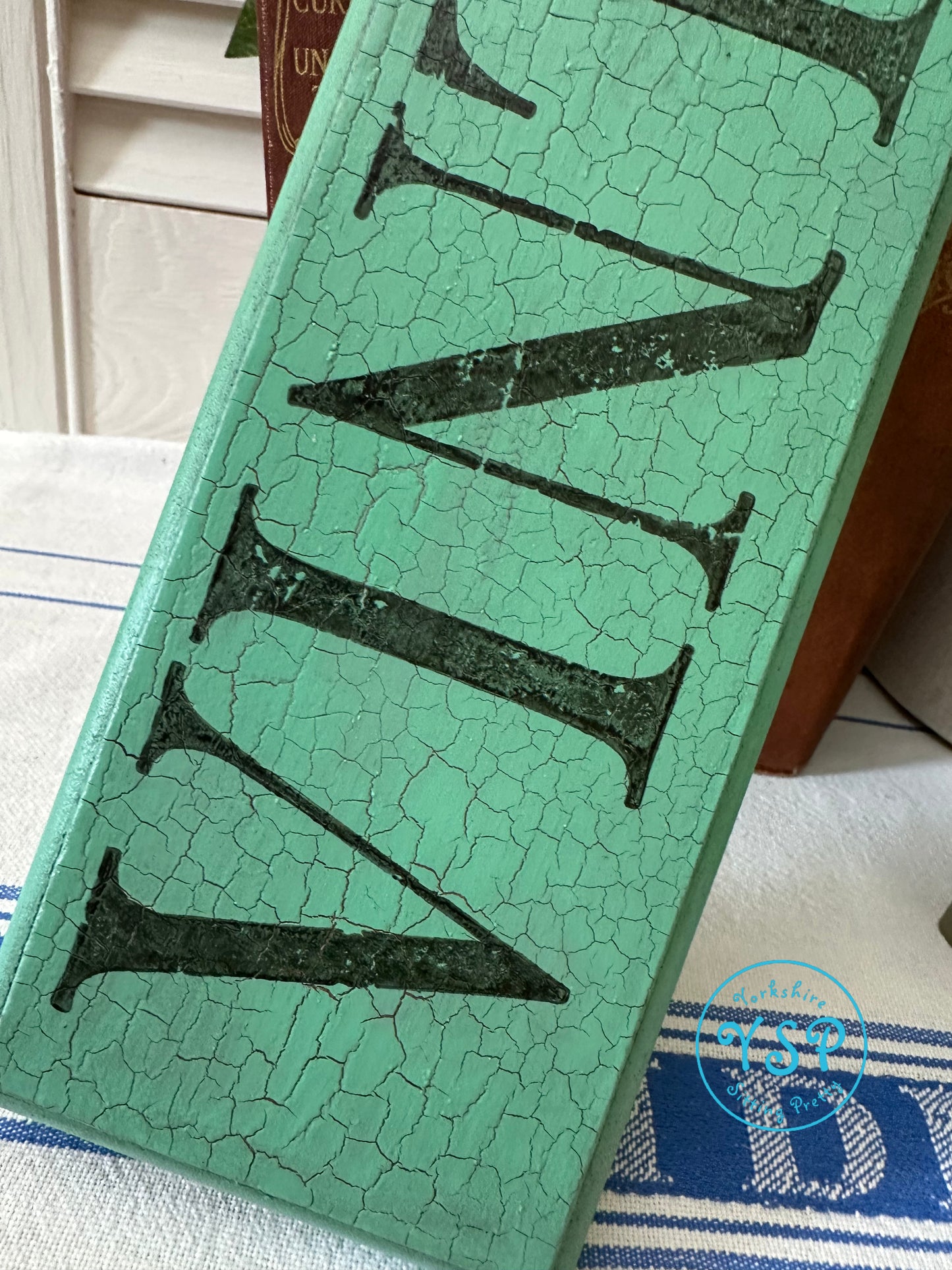 Crackled Vintage Sign