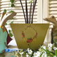 Vintage Style Wooden Plant Pot