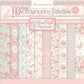 Rose Parfum Backgrounds Selection Scrapbooking Pad - Stamperia - 30.5cm x 30.5cm 12" x 12"