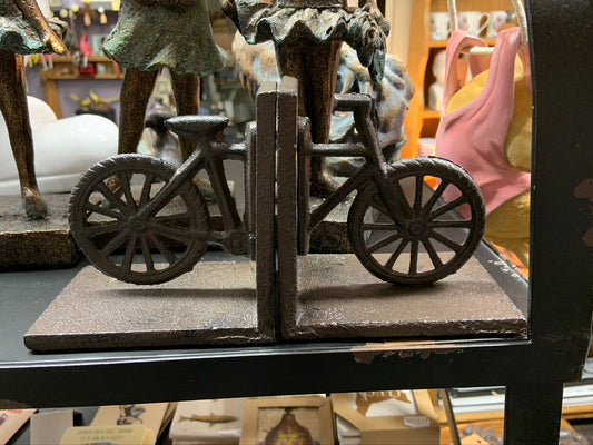 Bicycle Bookends - Cast Iron