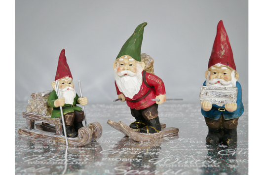 Set of 3 Christmas Gnomes