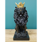 Black Lion with Crown