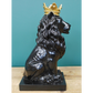 Black Lion with Crown