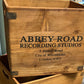 Small Antiqued Abbey Road Vinyl LP Records Box