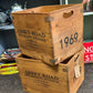 Small Antiqued Abbey Road Vinyl LP Records Box