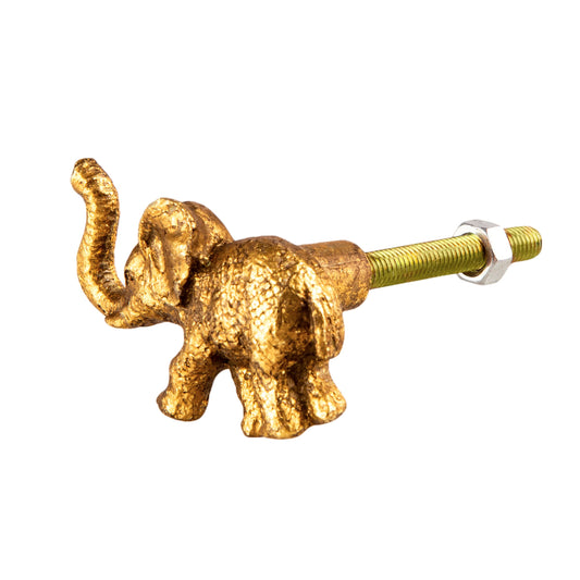 Golden Elephant Vintage-look Drawer Knob