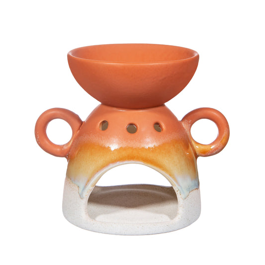 Mojave Terracotta Glazed Oil Burner