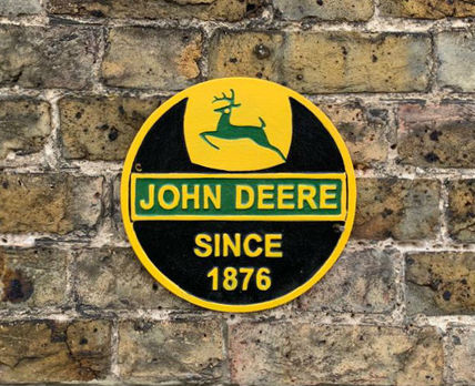 John Deere - Cast Iron Sign