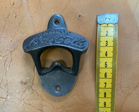 Bottle Opener wall mounted Coca Cola - cast iron