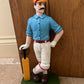 Cricketer Doorstop- Vintage Style - Cast Iron