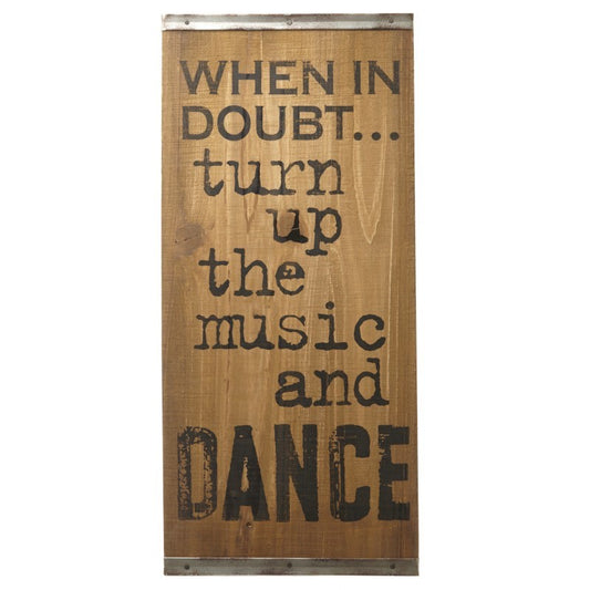 Dance Wooden Sign