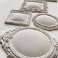 Iron Orchid Designs Dewdrop Pond white castings of the mould
