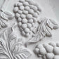 Iron Orchid Designs Grapes Mould castings in white clay