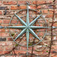 Green vert-de-gris Compass Garden Wall Decoration