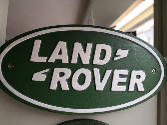 Land Rover Cast Iron Sign - Large