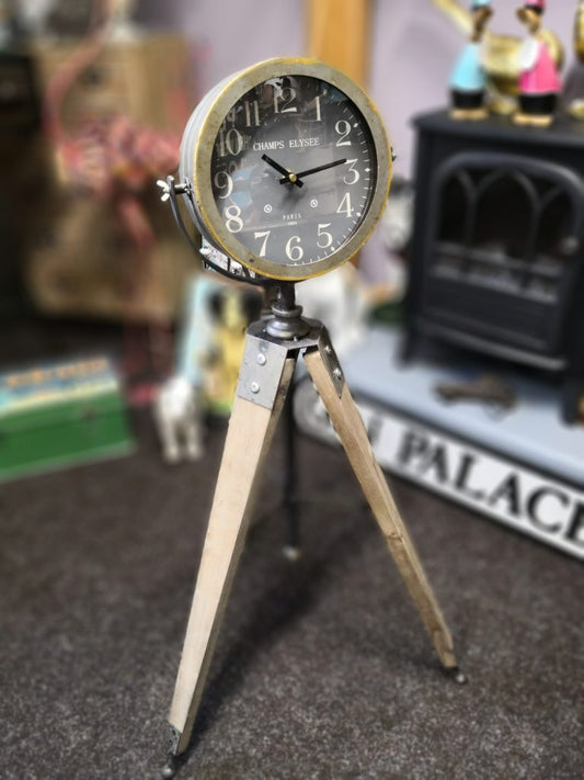 Searchlight Clock Tripod 90cm high