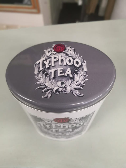 Typhoo Tea Caddy /  Biscuit Tin - oval