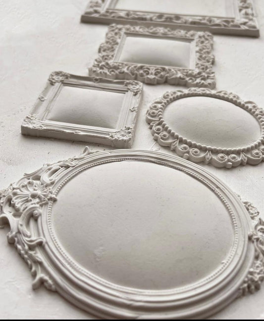 Iron Orchid Designs Frames white castings of the mould