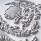 Iron Orchid Designs Olive Crest Mould castings in white clay