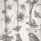 Wallpaper effect created by using iron Orchid Designs Bird & Bees samps