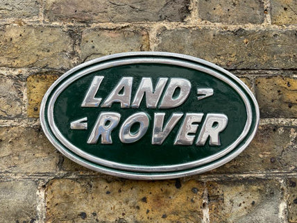 Aluminium Land Rover Sign