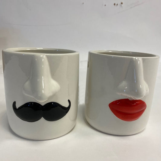 Mr and Mrs Potter - Ceramic Pots - Set of 2