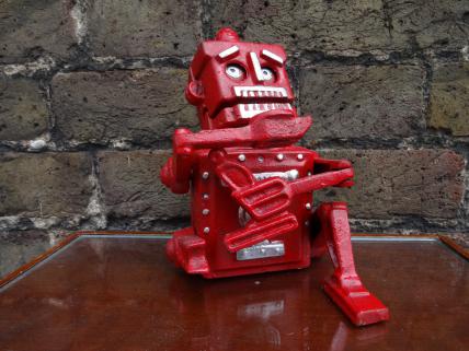 Robot Cast Iron Moneybox