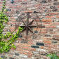 Rusty Compass Garden Wall Decoration