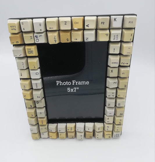 Classic Computer Keyboard 5"x7" Photo Frame