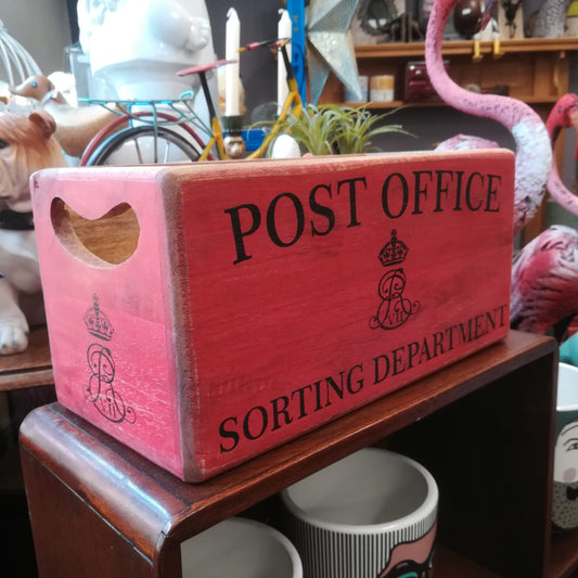 Large Red Post Office Box