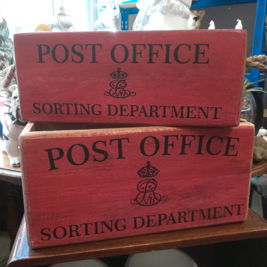 Large Red Post Office Box