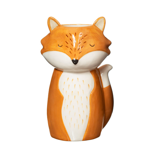 Woodland Fox Vase