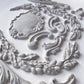 Iron Orchid Designs Olive Crest Mould castings in white clay