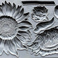 Iron Orchid Designs Sunflowers grey Mould